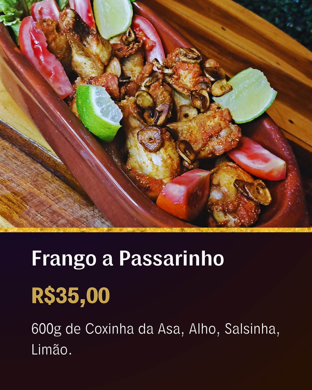 Frango A Passarinho