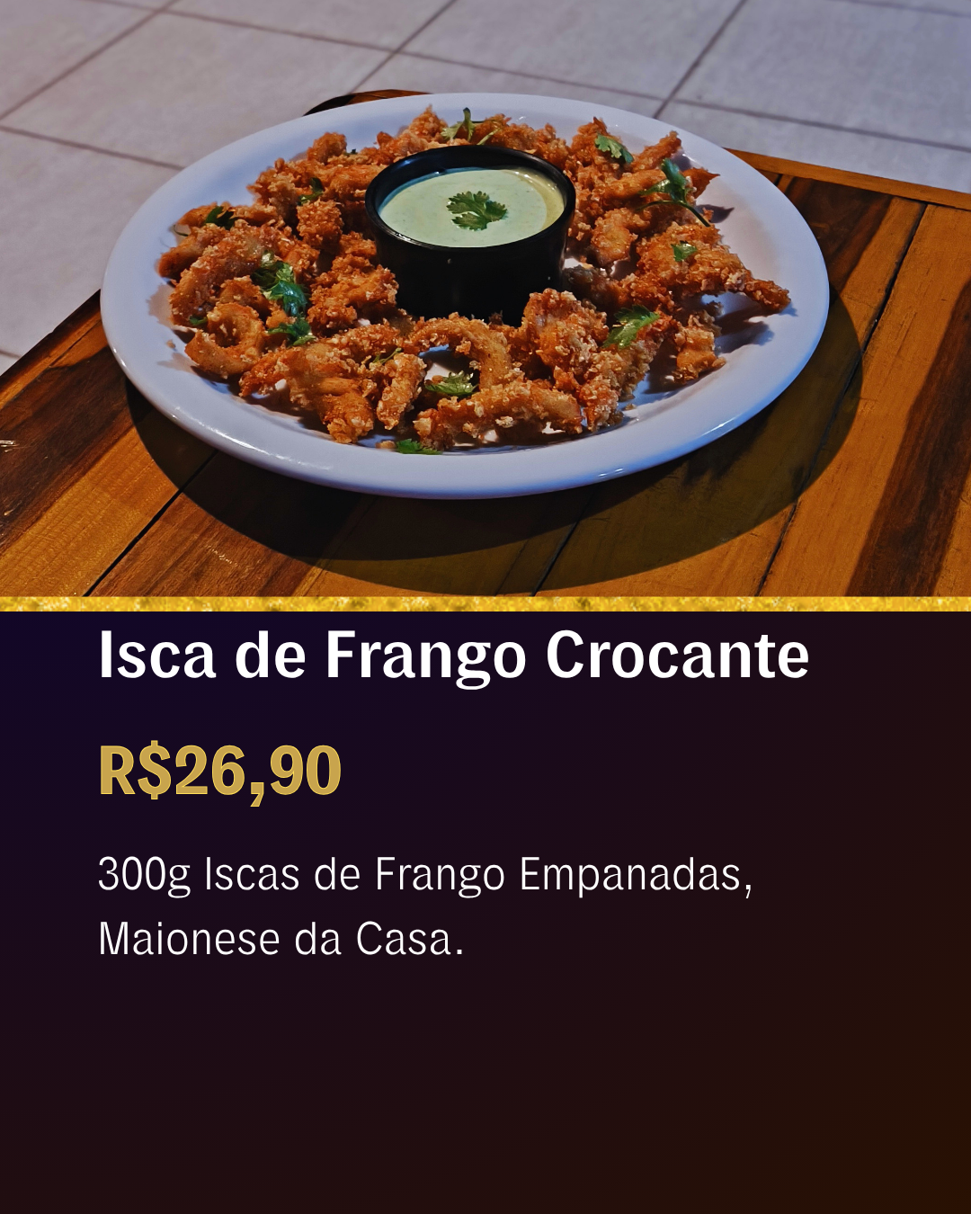 Iscas de Frango